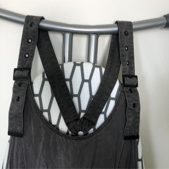 FREE PEOPLE Comfy fit Charcoal Jumpsuit - Picture 4 of 8